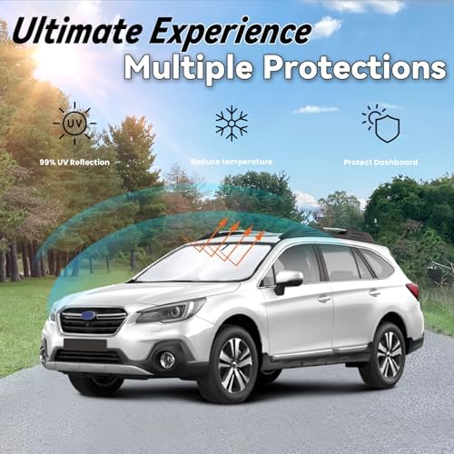 Windshield Sun Shade for 2015-2019 Subaru Outback - Image 3