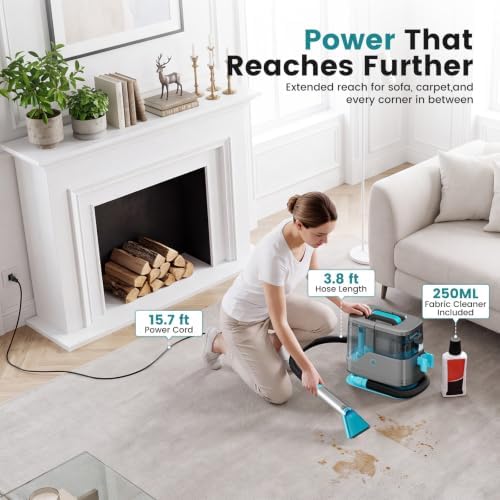 OLIXIS Carpet Cleaner Machine Upholstery Couch Cleaner Solution Portable - Image 6