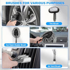 THINKWORK Car Detailing Kit with Multi-Size Drill Brushs & Extension Pole - Image 7