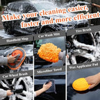 Complete Car Wash Kit with 60inch Heavy-Duty Extension Pole - Image 5