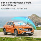Windshield Sun Shade for Mercedes Benz GLA 180 200 220 250 2014-2026 - Image 2