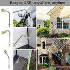 Selkie Pressure Washer Extension Wand Upgrade Power Washer Lance with Spray Nozzle Tips,30°,90°,120° Curved Rod, 1/4’’Quick Connect, Replacement for Anti-Leaked Ring 4000 PSI… (Pack of 2) - Image 5