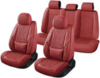 Car Seat Covers Full Set Custom Fit for Lexus ES330 2004-2006, Red | Lumbar Support, Premium Faux Leather, Breathable, Anti-Slip, Airbag Compatible, Waterproof, Car Seat Protectors, 2 Row-5Seat - Image 7