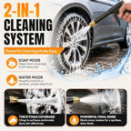 High Pressure Hose Spray Gun with Foam Cannon Garden Hose Nozzle for Car Wash Patio Garden & Outdoor Cleaning - Image 5