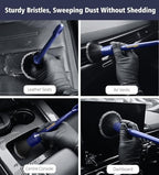 YeewayVeh 3PCS Car Detailing Brush Set, Ultra Soft, Indigo/Black - Image 4