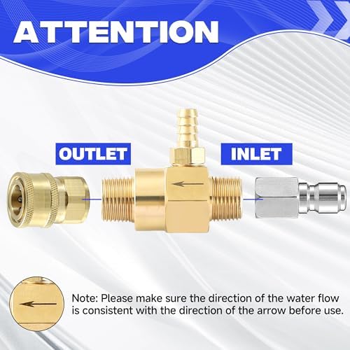 JOEJET Fixed Downstream Injector for Pressure Washer, 2-3 GPM - Image 5
