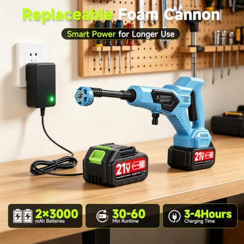 Cordless Portable Washer, Battery Operated Washer with 2x3.0Ah Batteries - Image 7