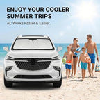 for Buick Enclave Windshield Sun Shade 2018-2023 2024 2025, Custom Fit Front Window Sunshade, Foldable UV Ray Blocker, Car Accessories Sun Visor for Enclave - Image 4