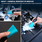 Car Detailing Brushes Set, 8-Piece Auto Detail Cleaning Brush Tool Kit in Ultra-Soft/Middle/Hard, Crevice Brush for Car Interior & Exterior, Leather, Air Vents, Emblems, Wheels Wash & Care - Image 6