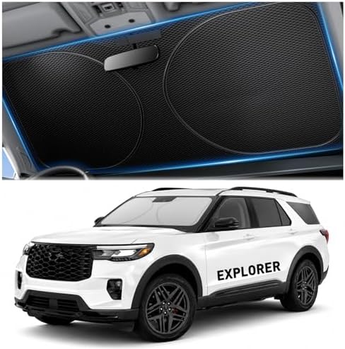 Zanch Windshield Sun Shade for Ford Explorer 2000-2026 by Zanch