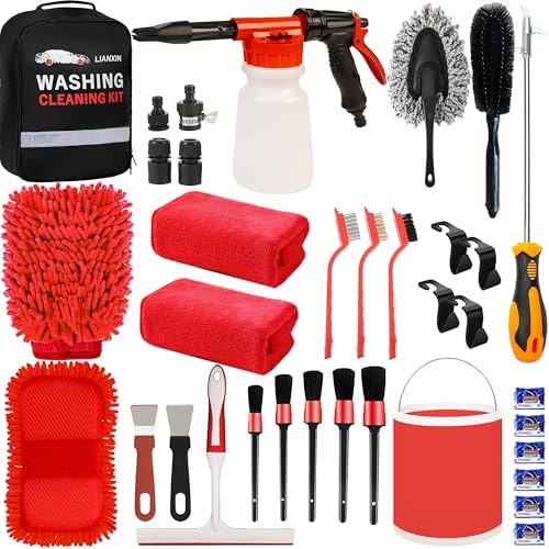 LIANXIN Car Wash Kit with Foam Gun, Car Cleaning, Car Wash Detailing Kit by LIANXIN