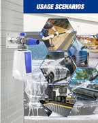 Foam Cannon Holder 2 Pack, Stainless Steel Foam Cannon Wall Mount with 1/4" Quick Connect, Pressure Washer Tip Holder for Garage, Heavy-Duty Foam Cannon Mount with Screws & 3M Adhesive Pads - Image 4