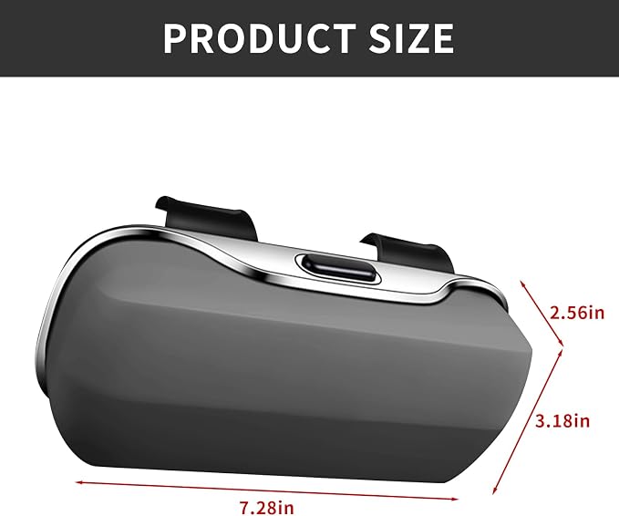 Sunglasses Holder for Car Sun Visor, Protective Automotive Eyeglasses Storage Case Hanger, Car Sunglass Holder - Image 3