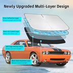 Windshield Sun Shade for Dodge Challenger 2008-2014 Sunshade - Image 3