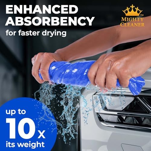 Premium Shammy Cloth for Car Drying – 2pk+1 Free – 26"x17" – Soft Chamois - Image 2