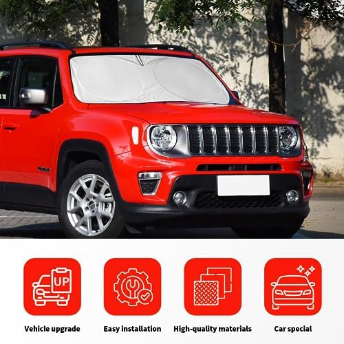 Sunshade for Jeep Compass 2017-2025 2026 Windshield Sun Shade - Image 6