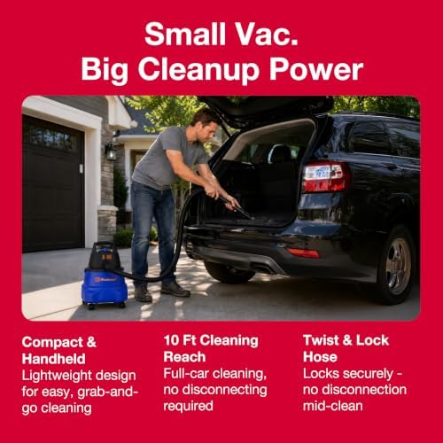 Koblenz WD-5 L2 Wet Dry Vacuum Cleaner, Blower, Shop Vac 3.5 PHP, 5 Gallon - Image 2