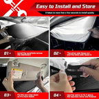 ARISMOTOR Windshield Sun Shade for Su-b-aru Trailseeker 2026-2027 - Image 6