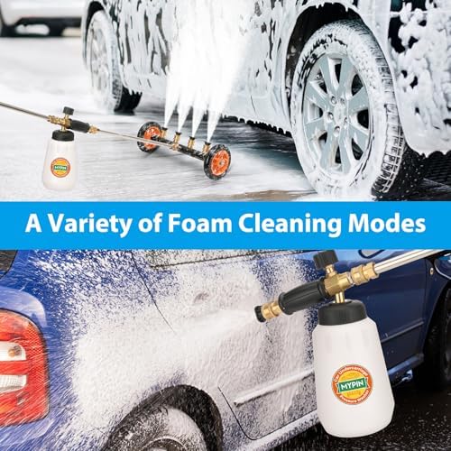 2-in-1 16’’ Undercarriage 4000 PSI Pressure Washer Water Broom with Bottle - Image 6