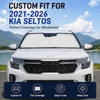 Custom Fit Windshield Sun Shade for Kia Seltos 2021-2026 - Image 2