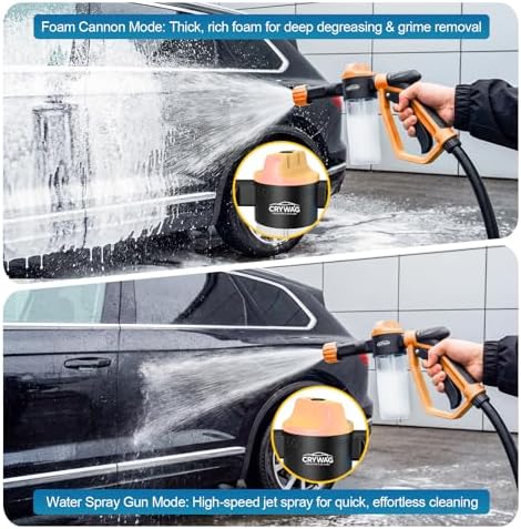 Car Wash Foam Gun, with Microfiber Wash Mitt, Extra Nozzle - Image 3