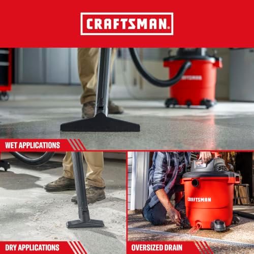 CRAFTSMAN CMXEVBE17596 20 Gallon 6.5 Peak HP Wet Dry Shop Vacuum - Image 4