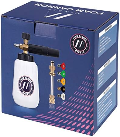 M MINGLE Foam Cannon, Compatible with Sun Joe SPX Series, 5 Nozzle Tips - Image 6