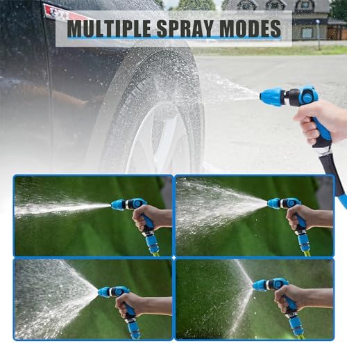 Blue Car Wash Foam Gun Sprayer Kit with Sponge & Towel, Snow Foam Blaster for Car & Garden Cleaning - Image 4
