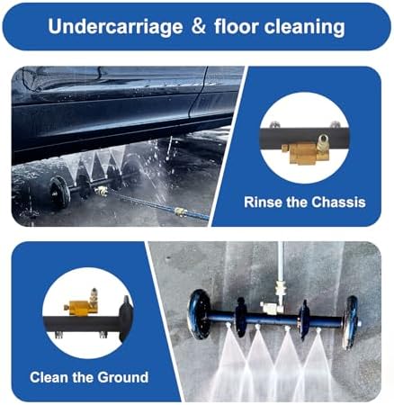 DUSICHIN Undercarriage Cleaner Water Broom Pressure Washer Attachment - Image 5