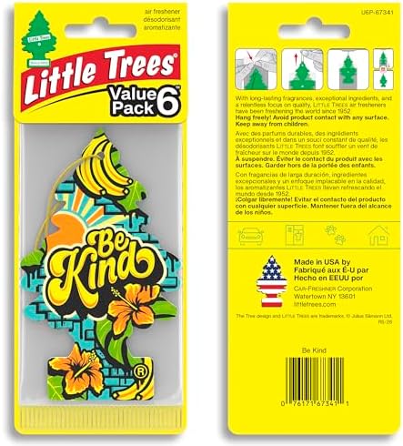 LITTLE TREES Car Air Freshener | Hanging Tree Provides Long Lasting Scent for Auto and Home | 24 Air Fresheners |Be Kind - Image 2