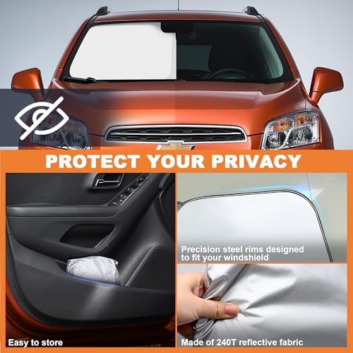Foldable Front Windshield Sunshade fit for Chevrolet Trax 2013-2024 - Image 4