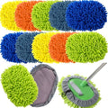 Layhit 10 Pcs Car Wash Mitt Set, Brush Not Included, Multicolor by ShungLan