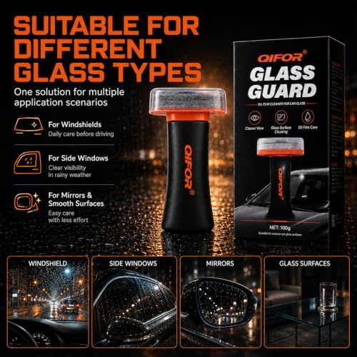 QIFOR Oil Film Remover for Car Windshields and Windows - Image 5