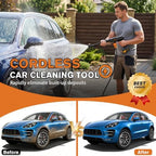 Cordless Pressure Washer, 900PSI Portable Power Washer with 6-in-1 Nozzle - Image 2