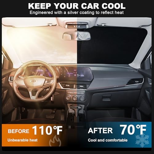 Foldable Front Windshield Sunshade fit for Chevrolet Trax 2013-2024 - Image 2