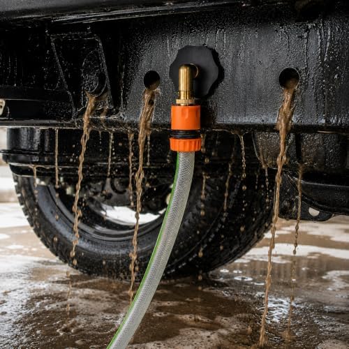 Magnetic Chassis Flusher Kit, Truck Frame Flusher for Undercarriage Cleaning, Car Chassis Washer Flusher Tool for Garden Hose。 - Image 2