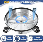 16.5" Pressure Washer Surface Cleaner Attachment with 4 Wheels - Image 4