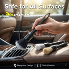 8Pcs Car Detailing Kit,160g Gel,Dual Vent Brush,Boars Hair for Auto - Image 2