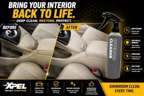 XPEL Interior Cleaner, 16 oz, Multi-Surface Auto Detail Spray Cleaner Kit - Image 5
