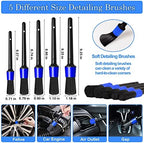 TTRCB 27Pcs Car Detailing Kit, Car Cleaning Kit, Car Detailing Brush Set, Drill Brush Set, Car Detailing Brushes, Car Wash Kit, Car Accessories, Car Cleaning Supplies for Interior, Exterior, Wheels - Image 3