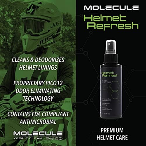 Molecule Helmet Care Kit | Premium Helmet Care | Includes Anti-Fog, Cleaner Polish, Helmet Refresh, and Rain Repel | Cleans and Details Helmets, Visors, and Goggles | 4 Ounces (1 Kit) - Image 4
