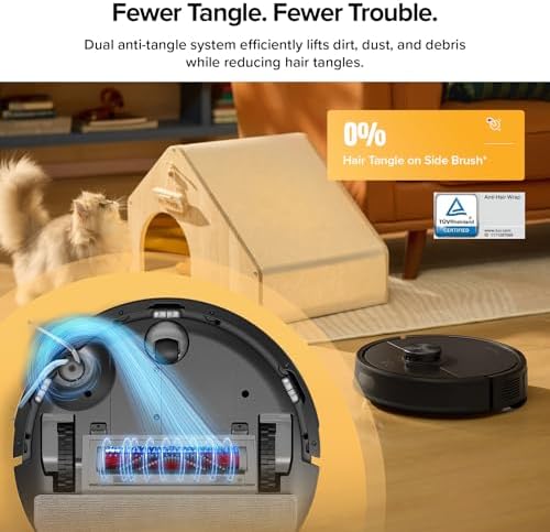 roborock Robot Vacuum Mop with LiDAR, 10000Pa, Anti-Tangle, 7–9 Weeks - Image 5