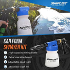 SwiftJet Car Wash Foam Gun + Wash Mitt - Works with Any Soap & Garden Hose - Image 5