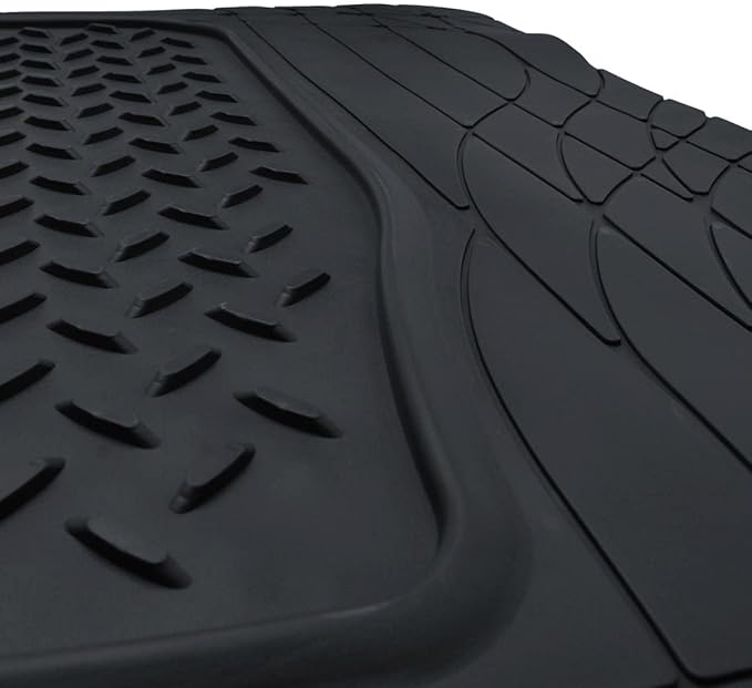 PIC AUTO Heavy Duty Cargo Liner, Trimmable All-Weather Rubber Trunk Mat for Cars, SUVs, Vans & Trucks, Anti-Slip Backing, Durable Protection, Large, Black - Image 6