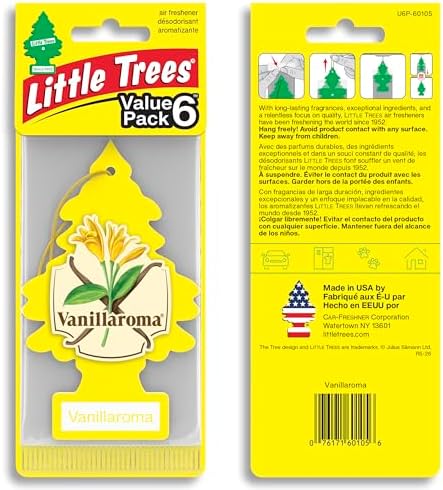 LITTLE TREES Car Air Freshener | Hanging Tree Provides Long Lasting Scent for Auto and Home | 24 Air Fresheners |Vanillaroma - Image 2