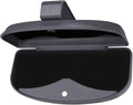MOSISO Car Visor Sunglasses Case, ABS Eyeglasses Holder Protective Box | Universal Automotive Clip Eyewear Hard Shell Storage Organizer with Magnetic Closure and Double Card Clamp, Space Gray by MOSISO