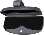 MOSISO Car Visor Sunglasses Case, ABS Eyeglasses Holder Protective Box | Universal Automotive Clip Eyewear Hard Shell Storage Organizer with Magnetic Closure and Double Card Clamp, Space Gray by MOSISO