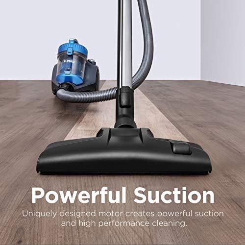 Eureka Whirlwind Bagless Canister Cleaner NEN110A Lightweight Corded Vacuum for Carpets and Hard Floors, Blue - Image 2