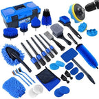 36Pcs Car Detailing Kit, Car Detailing Brush Set, Car Cleaning Kit, Auto Detailing Tools for Interior Exterior Wheels, Professional Car Wash Accessories with Windshield Cleaning Tool and Storage Box by NIKCOSMK