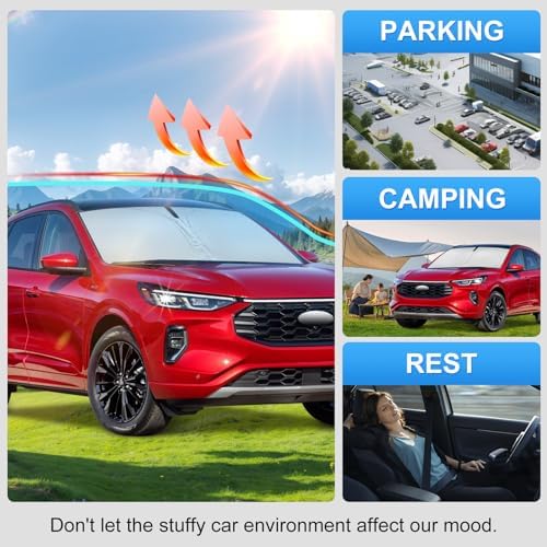Windshield Sun Shade Sunshade for Ford Escape 2020-2026 - Image 6